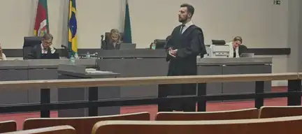 lawyer talking with client in consultation room, black and white photography